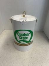 vintage Quaker state ice bucket