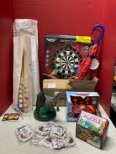 Art kits, toys including target, dinosaur, stickers more