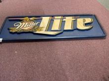 Large double-sided Miller light sign molded plastic