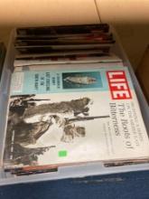 Tote full of life magazines
