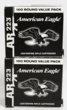 200 Rounds American Eagle .223 Rem Ammunition