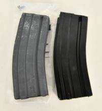 2 30 Round Metal AR-15 Magazines