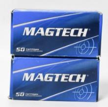 100 Rounds Of Magtech 9mm Luger Ammunition