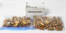 202 rds .40 s&w ammuntion one box 165 grain FMJ