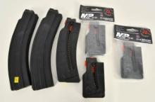 6 M&P 15-22 Polymer Magazines Various Capacity