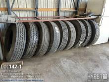 (9) Truck tires 295/75R/22.5