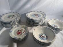 Christmas Dinner Plates, Dessert Plates, Bowls