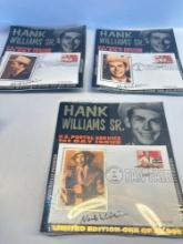 New Hank Williams Sr All 3 Limited Edition 1st Day Covers US Postal Service