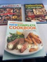1997 Southern Living Recipes/ Weightwatchers Complete Cookbook/ Best of America Cookbook