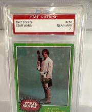 Luke Skywalker NM 7 Graded Card Star Wars Original Vintage
