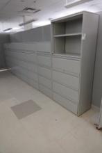 METAL FILE CABINETS (X7)