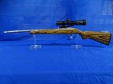 RUGER 10/22 .22LR BULL BARREL S/N: 350-24419 SCOPE SNIPER 1X4