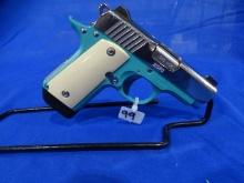 KIMBER SPECIAL EDITION AQUA .380 ACP AUTO MICRO S/N: P0100112