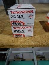 WINCHESTER .223 REM 55GR FMJ 40/BOX (X2)