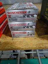 WINCHESTER .270 WIN 150GR P.P DEER, ANTELOPE & WILD BOAR 20/BOX (X3)