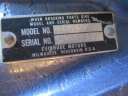 Evinrude Boat Motor (Unknown Condition)