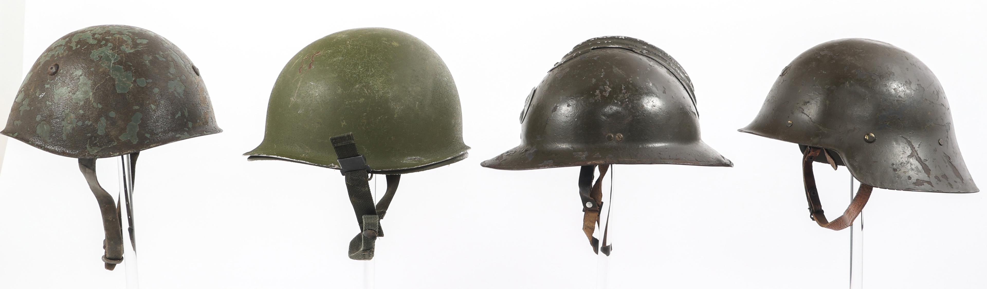 WWII - COLD WAR WORLD MILITARY COMBAT HELMETS