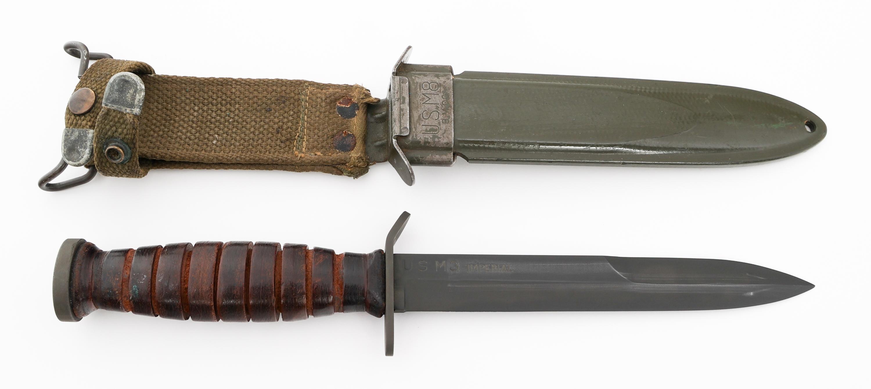 WWII US ARMY M3 FIGHTING KNIFE by IMPERIAL