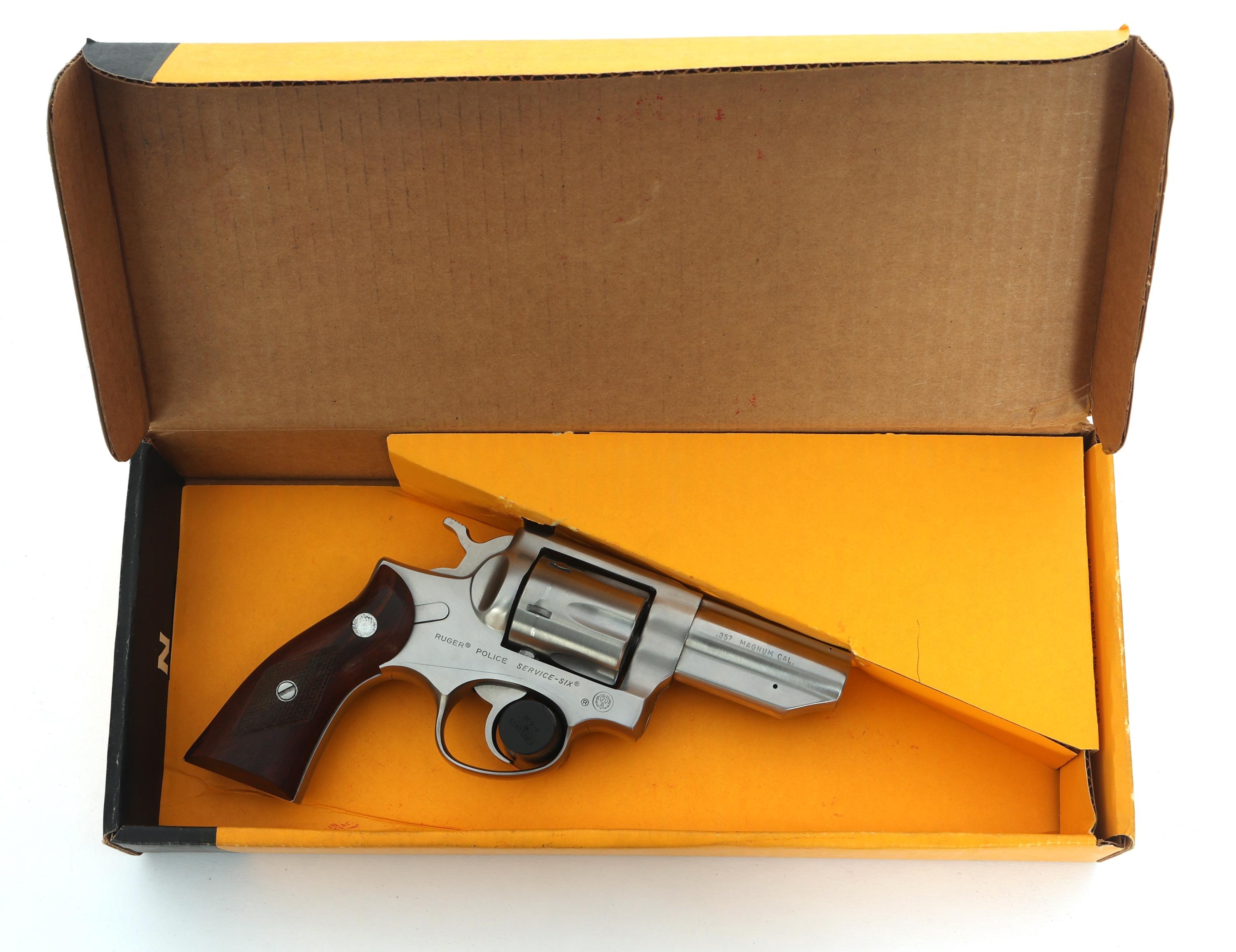 RUGER MODEL POLICE SERVICE-SIX 357 MAGNUM REVOLVER