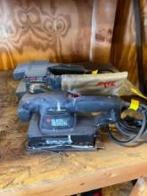 (1) Black & Decker Sander, (1) Skil 3/4 HP Electric 3" x 18" Belt Sander