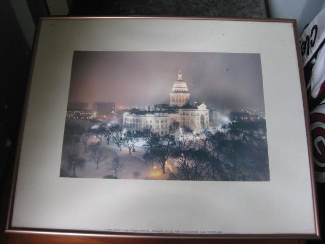 State Capital and Globe Framed Prints