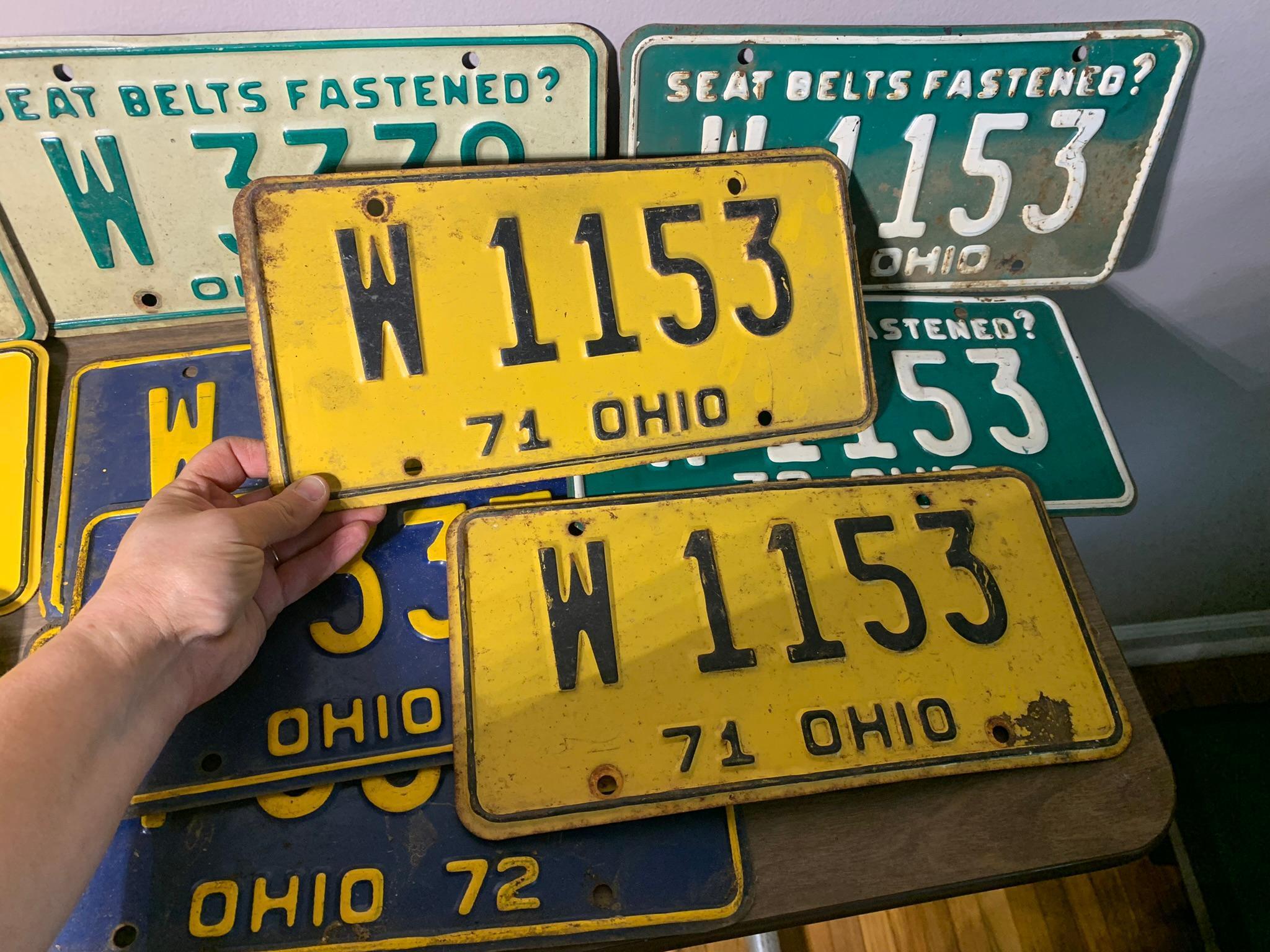 Vintage License Plates, Equine Photos, & Farm Related Ephemera