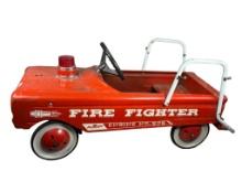 Vintage Firefighter AMF Metal Pedal Car
