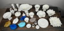 Lot of Vintage Westmoreland Glass Including Milk Glass