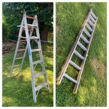 Werner Extension Ladder & Sears Aluminum Ladder