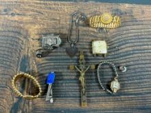 Group of Vintage Jewelry and Watches