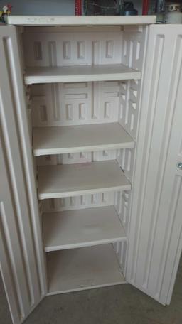 Rubbermaid Plastic locking Storage Cabinet