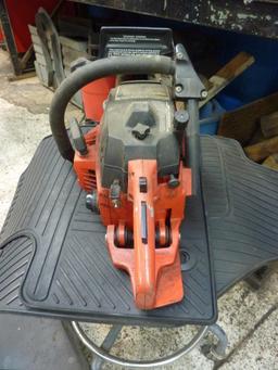 Craftsman 18in chainsaw, Model 358, automatic sharpener, new chain, working condition.