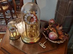Small Anniversary Clocks, Table Lamp, & Small Decor
