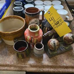 Assortment of Mugs & Small Decorative Items
