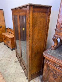 Early Wood with Glass Door Gun Cabinet
