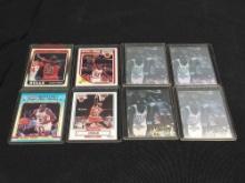 Assortment of 1988-1989 Fleer Michael Jordan Stickers, Holograms, & Other Cards