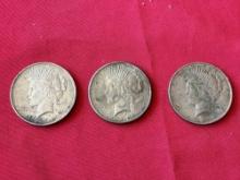 (3) Silver Dollar Coins