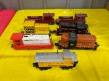 Assortment of Train Engines and Cabooses