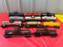 Assortment of Train Tanker Cars