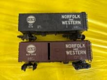Norfolk and Western Box Cars