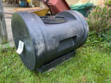 compost barrel, 3 ft long