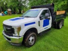 2019 Ford F-350 XLT, with 9ft Galion Dump Bed