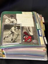 Cleveland Indians Collection of autographs, photos, cards and memorabilia from early 1900s to modern