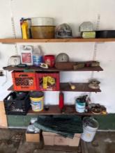 Miscellaneous lot of garage items