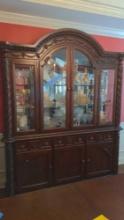 Ashley China Cabinet Hutch Only not contents