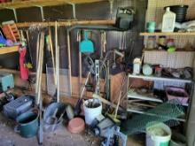 Wall Contents, Yard Tools, Hand Tools, Shelf, and more