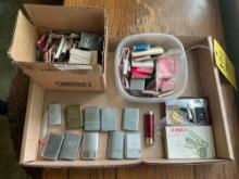 Aurora's Pistol-Lighter in Box, Lighter Assortment, & Vintage Matchbooks