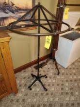Early Cast Iron Revolving Clothes Rack