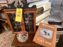 Shadow Box with Herman L. Deaton Duck Decor, Ducks Unlimited Pins, Ducks Unlimited Welcome Sign