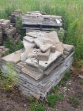 (Item off site - 1/4 mile from Auction Barn) 4 Pallets of Assorted of Stone